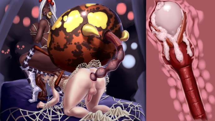 Эротический мульт с растением