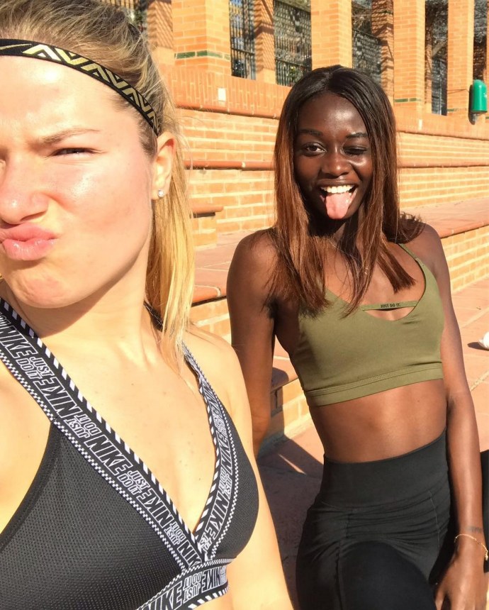 Легкоатлетка Фатима диаме