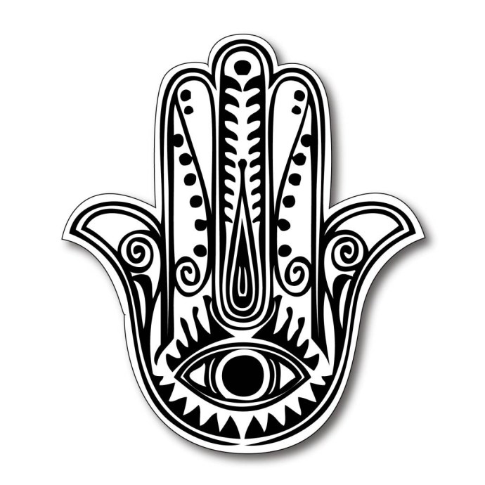 Талисман Хамса рука Фатимы вектор