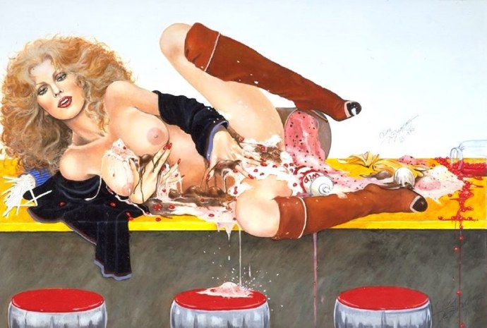 Чулки пин ап без трусов