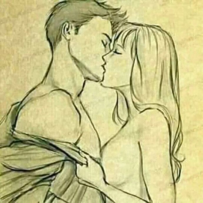 Влюбленные карандашом