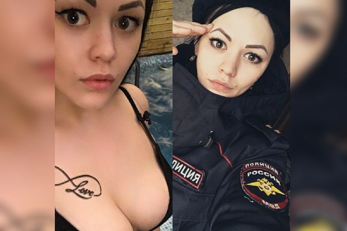 Сливы девушек полицейских