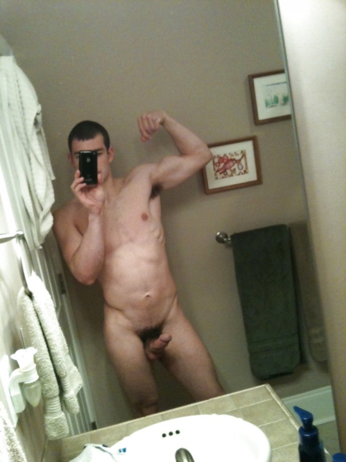 Частный трах перед зеркалом