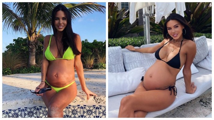 Вероника де Соуза в чулках