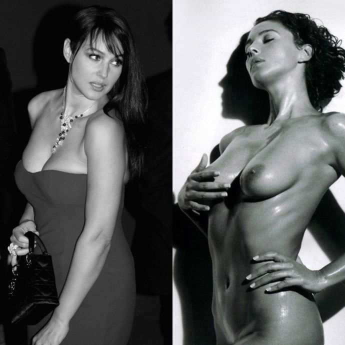 Моника Белуччи без одежда