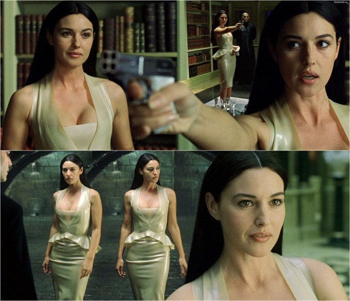 Моника Беллуччи декольте в молодости