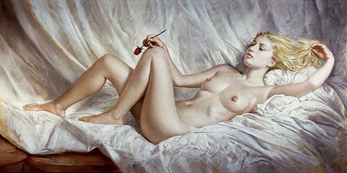 Зинаида Серебрякова картины ню