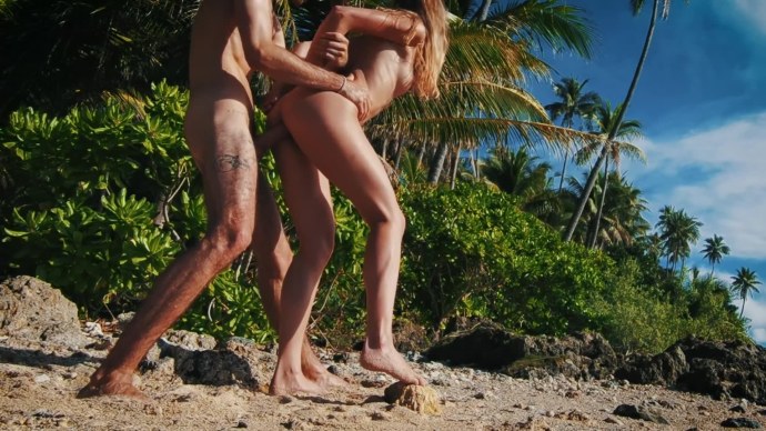 Трах на тропическом пляже