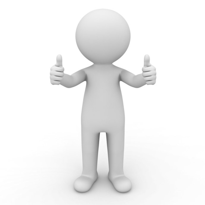 Белый человечек в недоумении