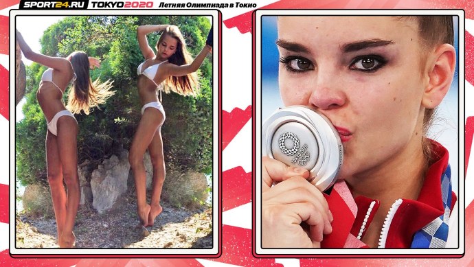 Дина Аверина босиком