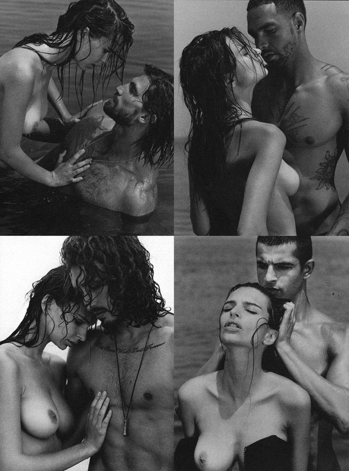 Эмили Ратажковски голая на яхте