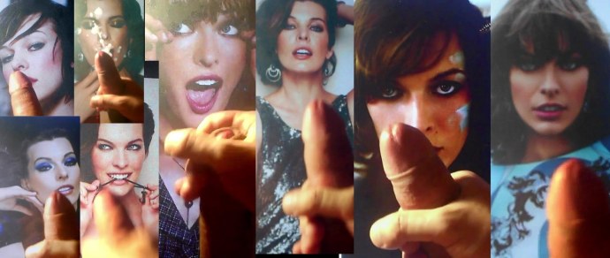 Дрочка на Миллу Йовович