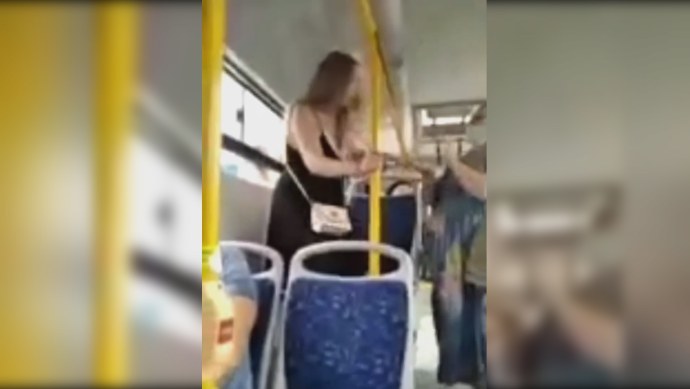 Без маски в автобусе