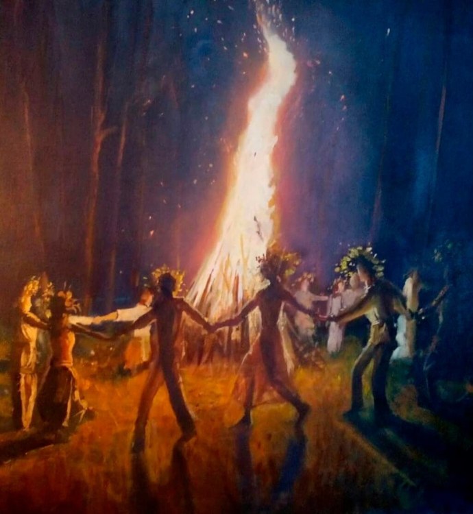 Один мужчина и несколько женщин ню