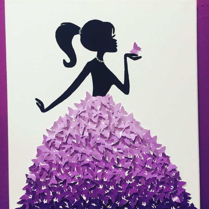 Поделка девушка