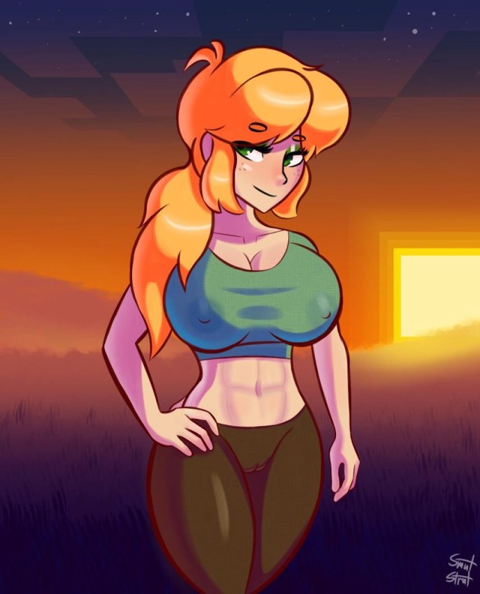 Хентаи Стив и Алекс майн