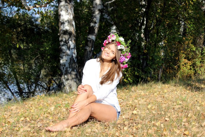 Валерия Бурдужа в Нижнем белье в сериале