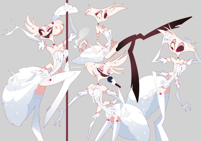 Hazbin Hotel Angel Dust rule63