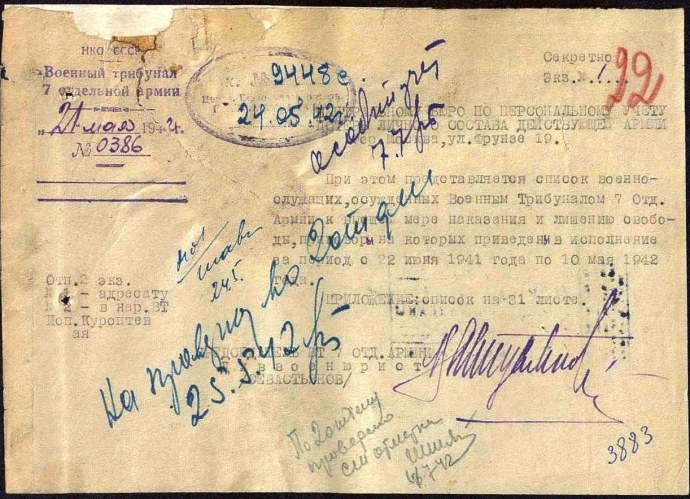 Военный трибунал 1942