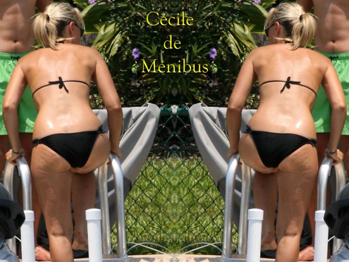 Сесиль Плеже в купальнике