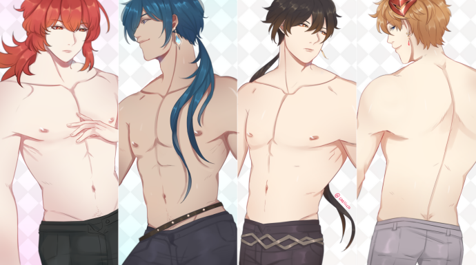 Дилюк и Тарталья