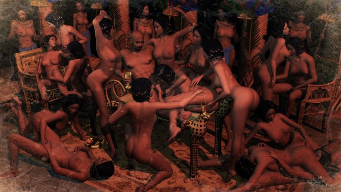 Порнографические арты гарем