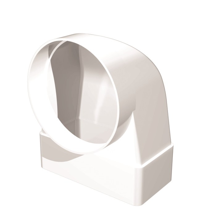 Соединитель плоских-круглых каналов 60х204 d100 мм