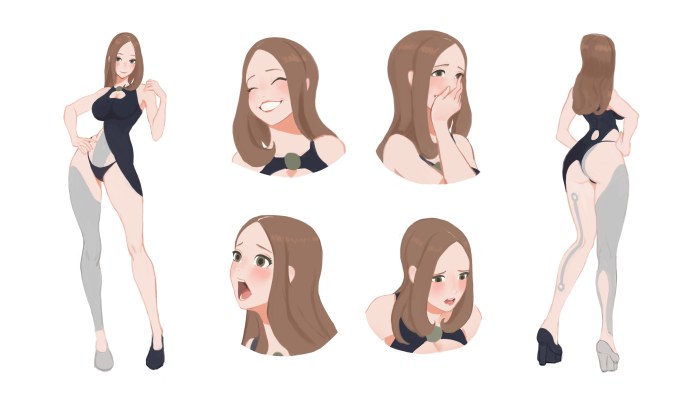 Референс девушка