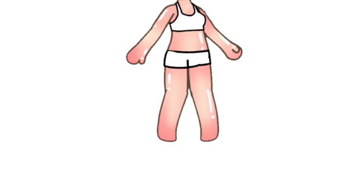 Очертание тела мужчины и женщины