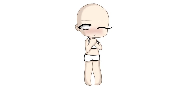 Аниме тело без одежды