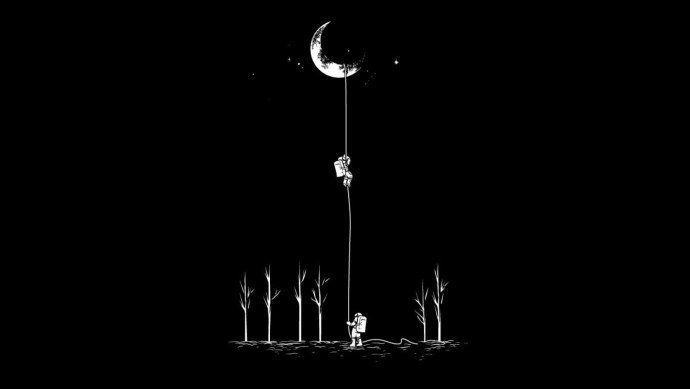 Рисунки на черном фоне