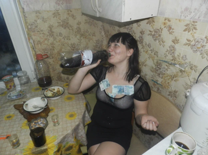 Пьяные Деревенские в соц сетях