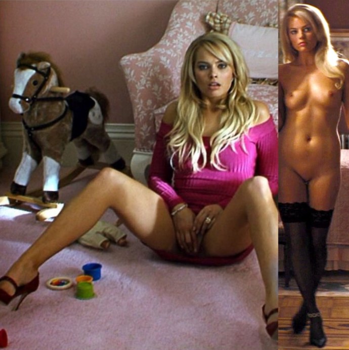 Марго Робби волк с Уолл-стрит голая