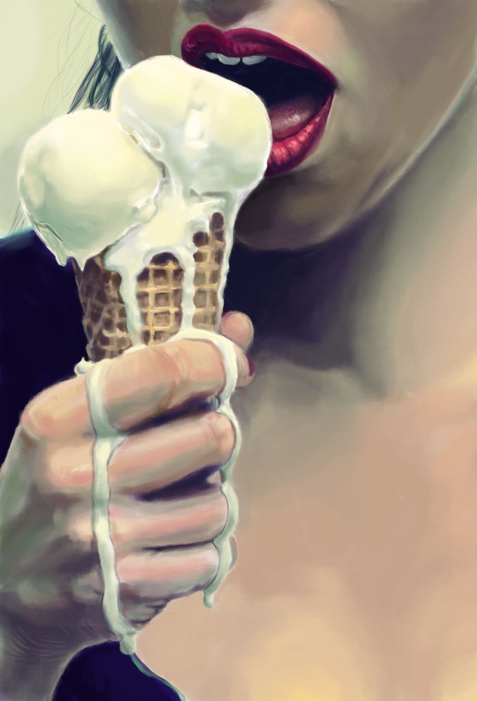 Девушка с чупачупсом