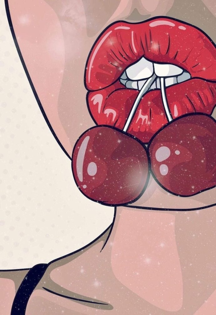 Девушка с Чупа чупсом