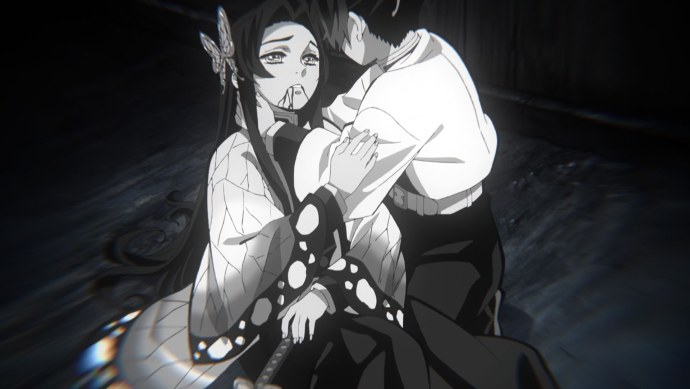 Шинобу и Незуко клинок рассекающий демонов