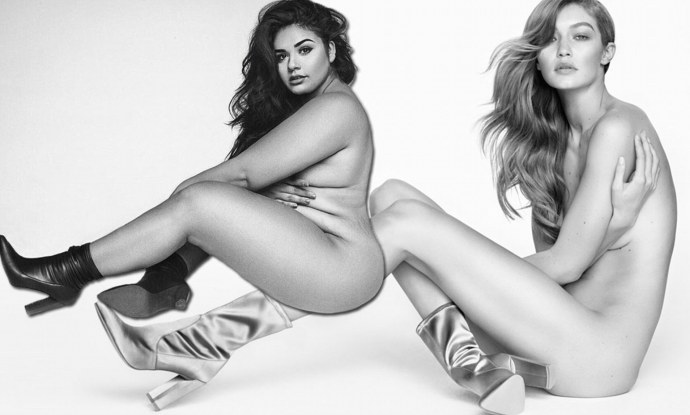 Джиджи Хадид грудь