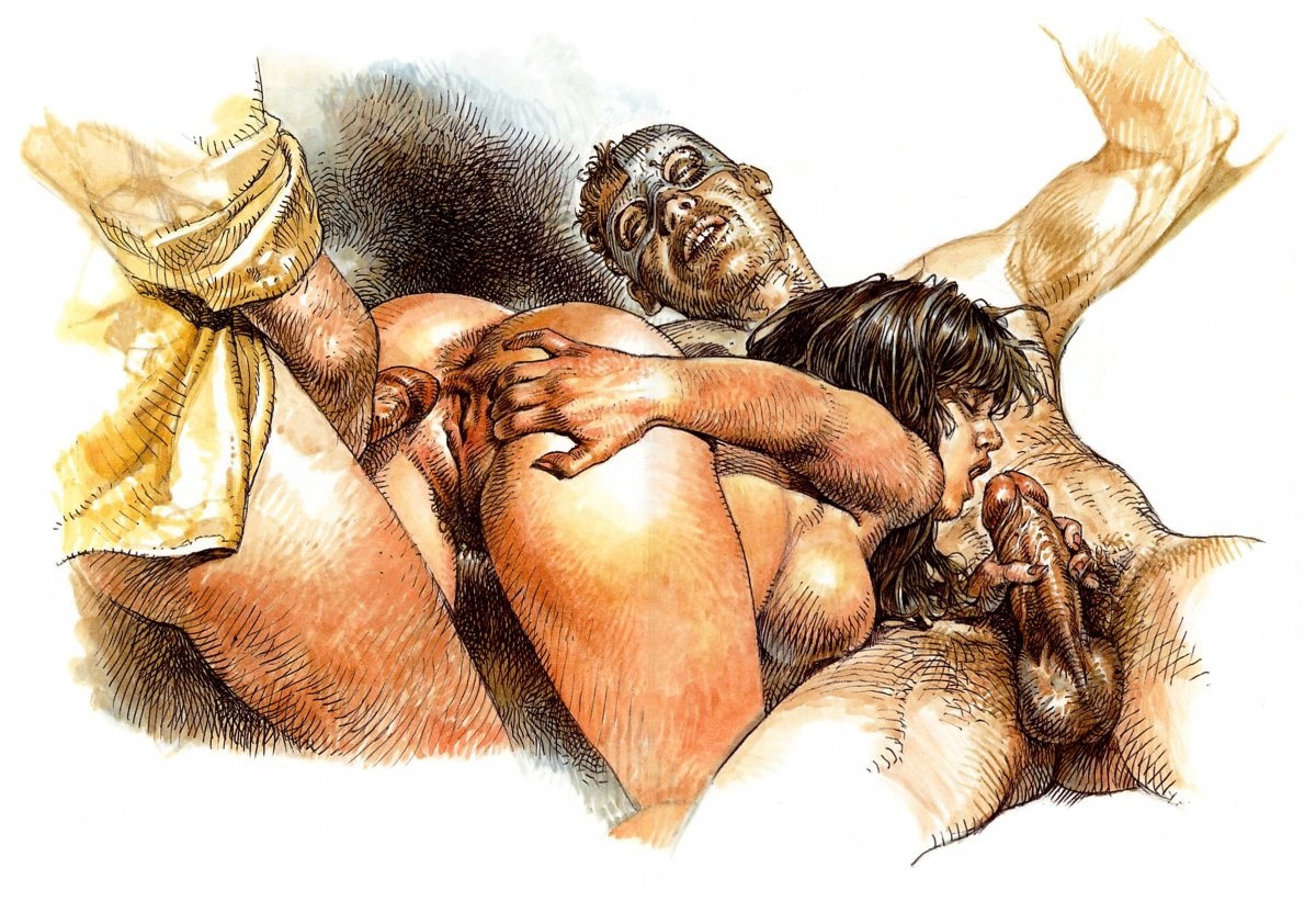 Порно рисунки анального секса фото 64