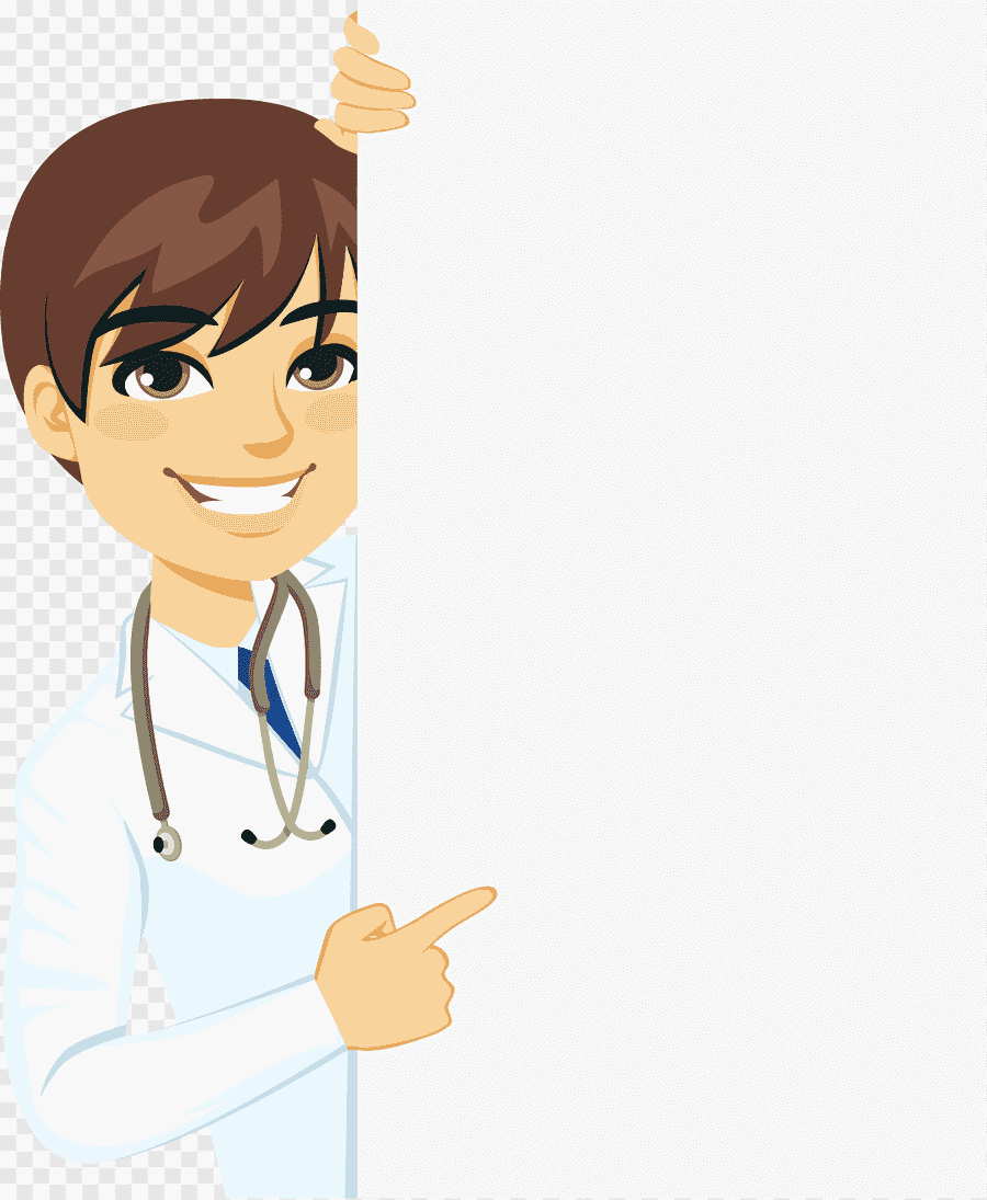 Врач на прозрачном фоне арты