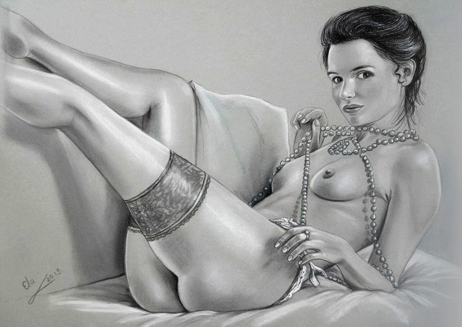 эротические рисунки голых женщин фото 99
