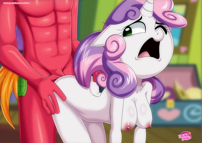 Скуталу Свити Бель и эпл Спайк хентай комикс