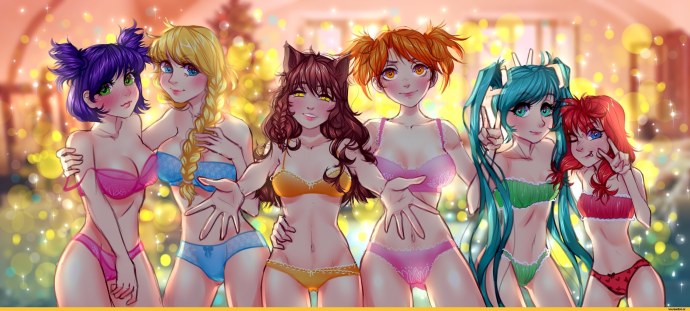 Славя Лена Ульяна Алиса Мику