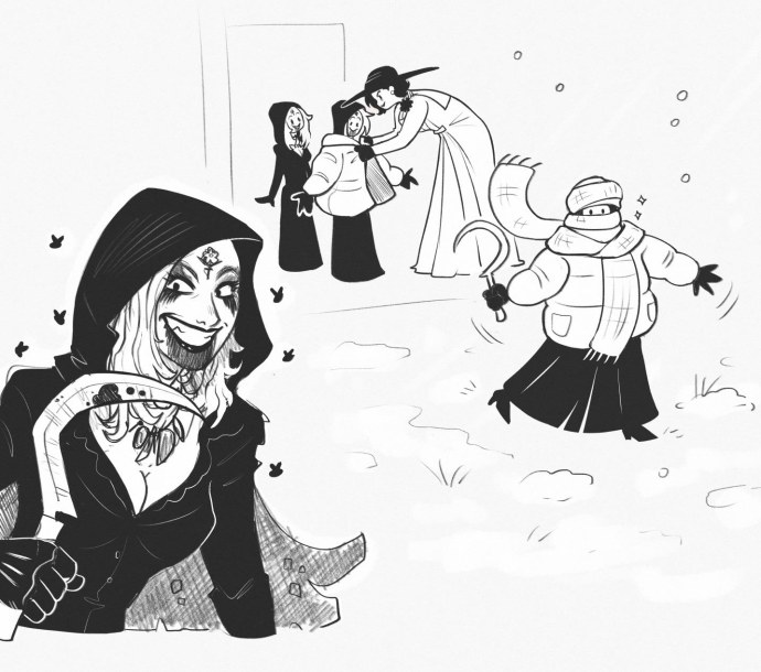 Бела Кассандра и Даниэла арт