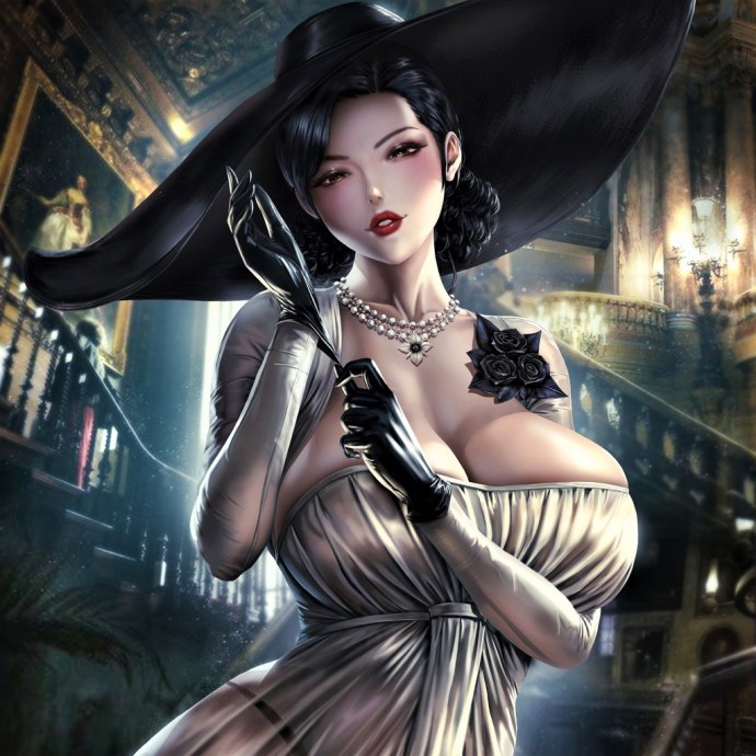 Resident Evil Village леди Димитреску Art