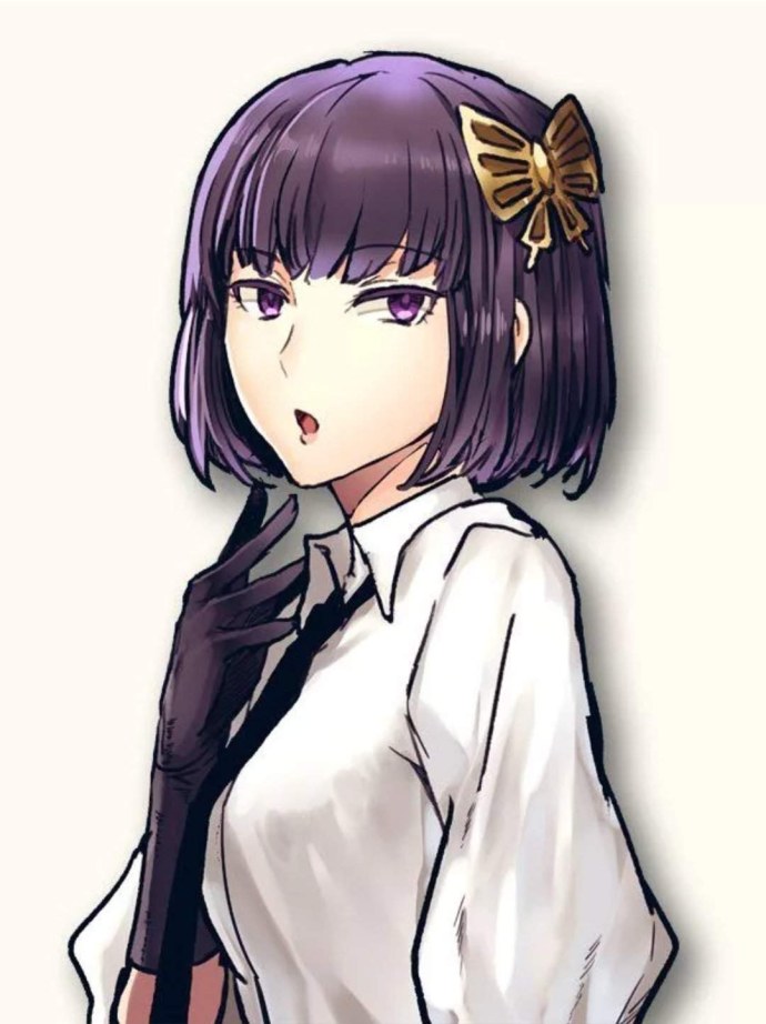 Акико Йосано с длинными волосами