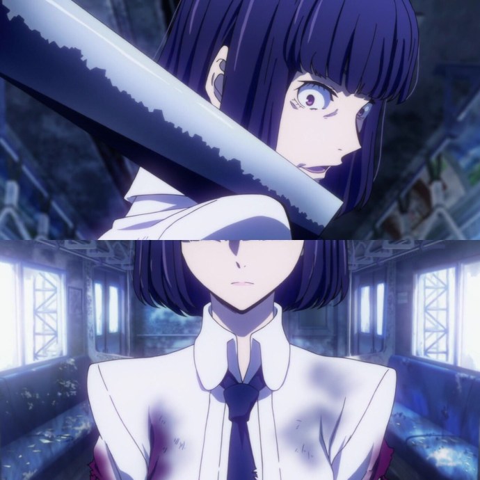 Испуганная Акико