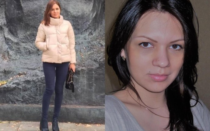 Катя Мартынова и Лена Самохина