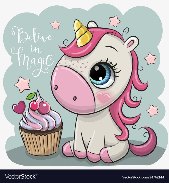 Кексы Единорожка