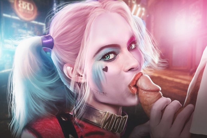 Николь Энистон посасывает