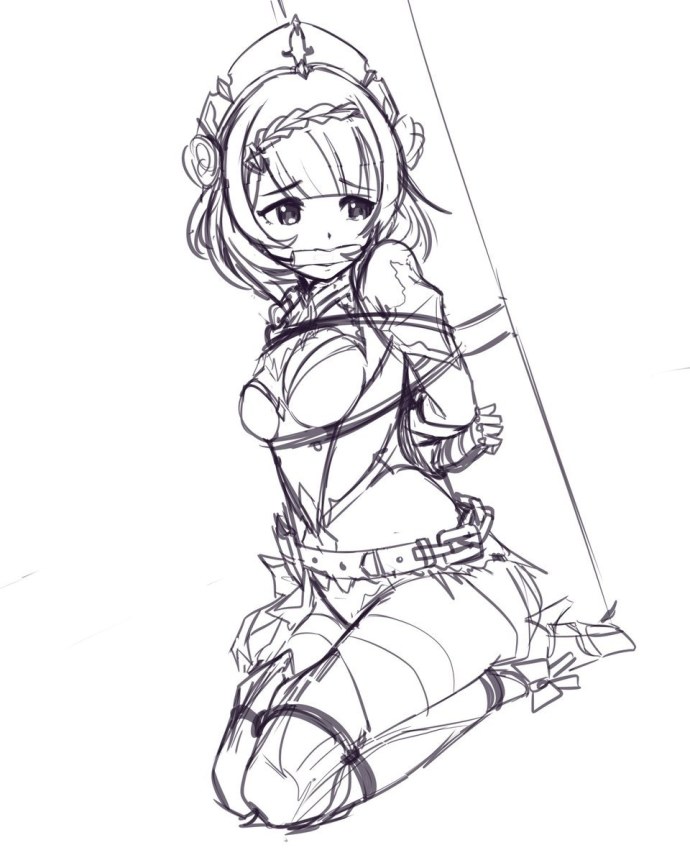 Раскраска Геншин Импакт Сяо